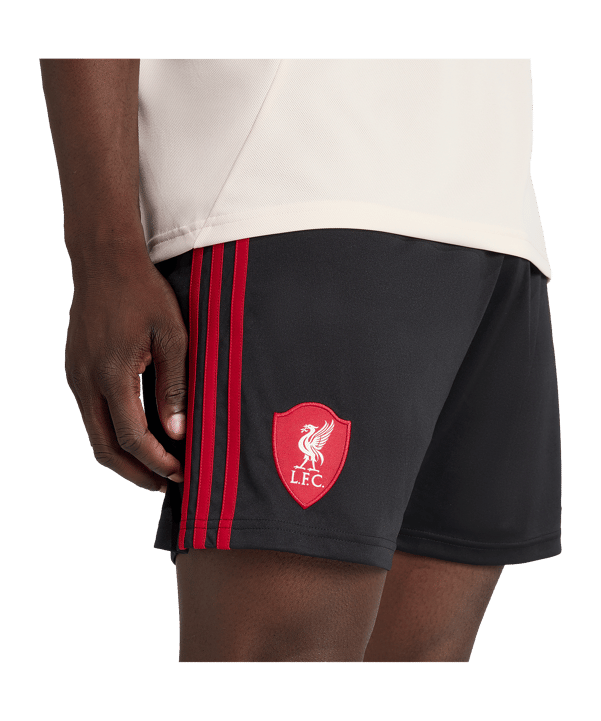 adidas FC Liverpool Short Away 2025/2026 Schwarz - schwarz