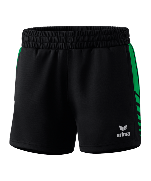 Erima Six Wings Worker Short Damen Schwarz - schwarz