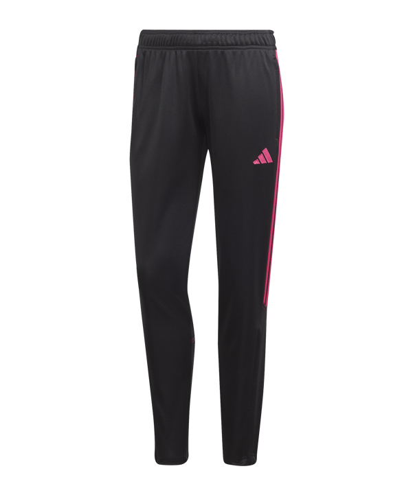adidas Tiro 23 Club Trainingshose Damen Schwarz Pink - schwarz