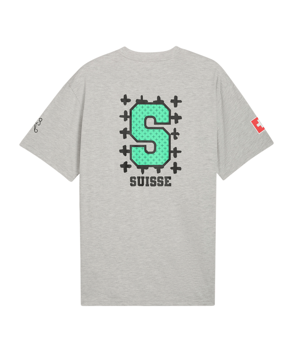 PUMA SFV Schweiz FtblCulture T-Shirt Grau F17 - grau