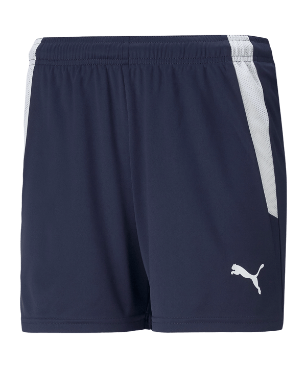 PUMA teamLIGA Shorts Damen Blau Weiss F06 - blau