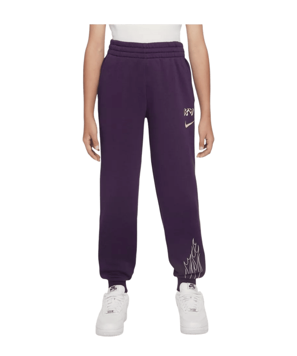Nike Kylian Mbappe Club Fleece Jogginghose Kids Lila F585 - lila
