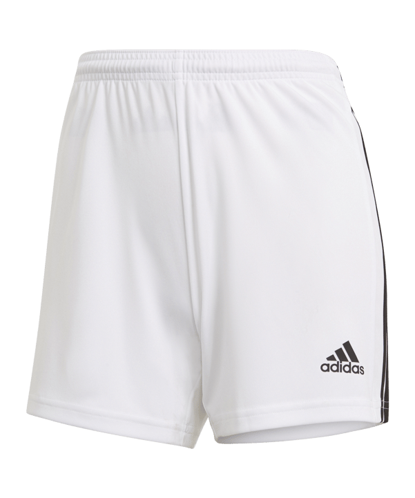adidas Squadra 21 Short Damen Weiss Schwarz - weiss