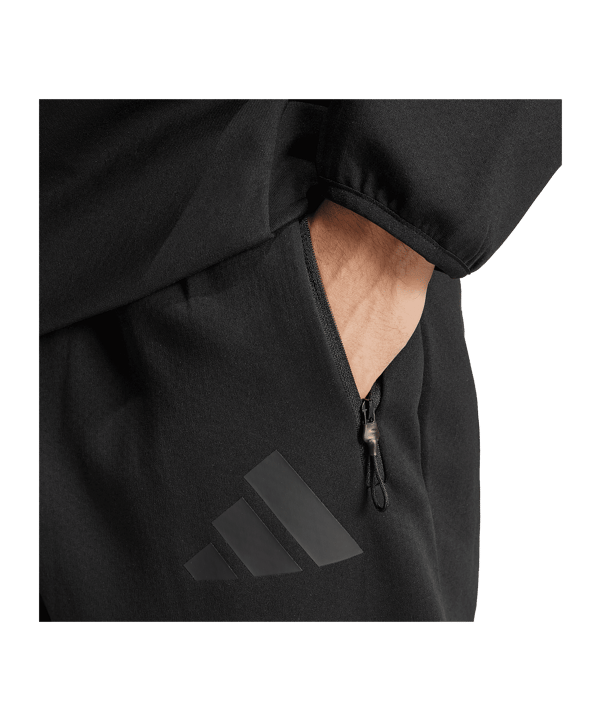 adidas Z.N.E Open-Hem Jogginghose Schwarz - schwarz