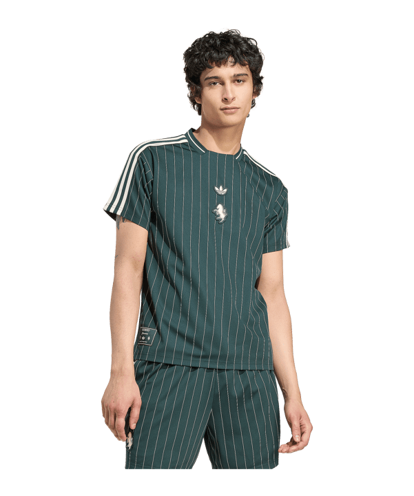 adidas Juventus Turin Icon Trikot Grün - gruen