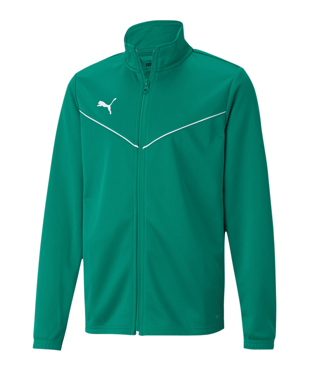 PUMA teamRISE Poly Trainingsjacke Kids Grün F05 - gruen