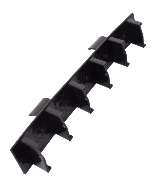 Cawila Hürdenadapter für Trainingsstangen mit 25mm Durchmesser Schwarz - schwarz