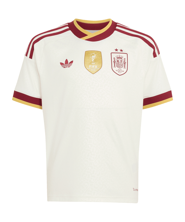 adidas RFEF Spanien Winner Trikot Away 2026 Kids Weiß - weiss