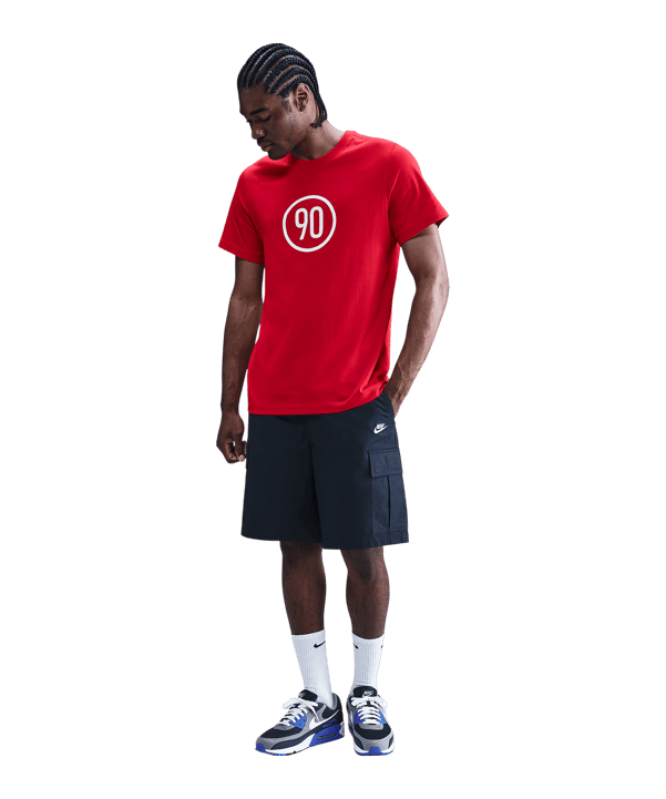 Nike Total 90 T-Shirt Rot F657 - rot