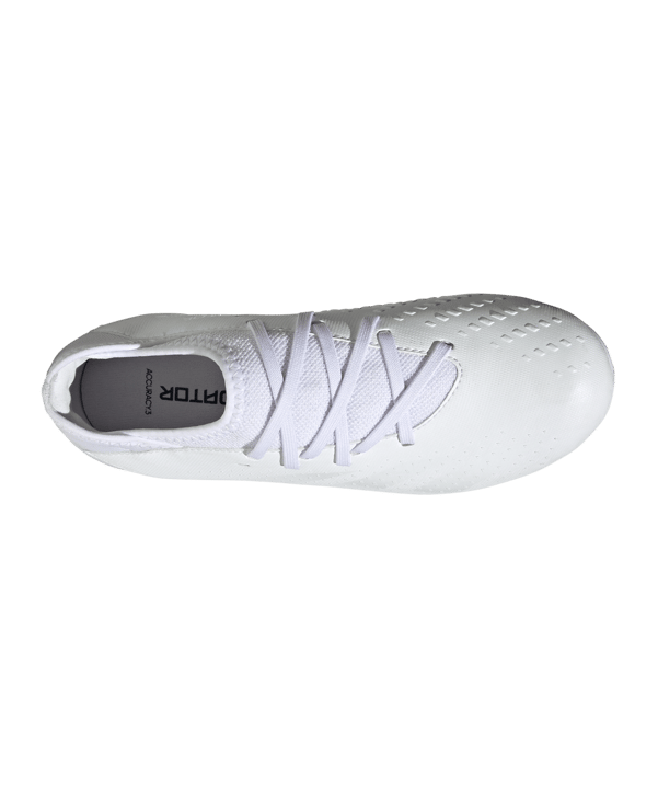 adidas Predator Accuracy.3 FG Pearlized Kids Weiss - weiss