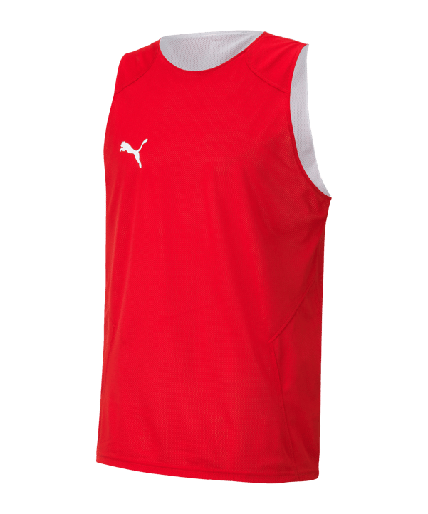 PUMA Basketball Training Trikot Rot Weiss F03 - rot