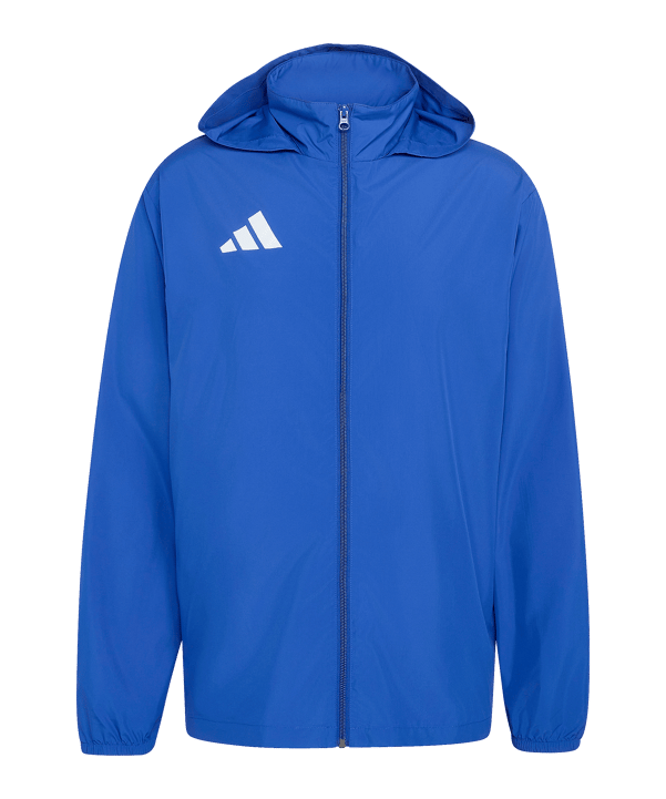 adidas Entrada 26 Regenjacke Blau - blau