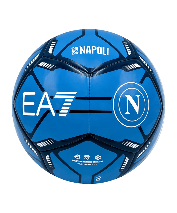 EA7 SSC Neapel Trainingsball Blau - blau