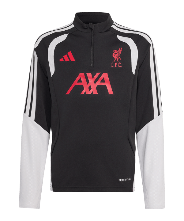 adidas FC Liverpool Tiro Sweatshirt Kinder Schwarz - schwarz