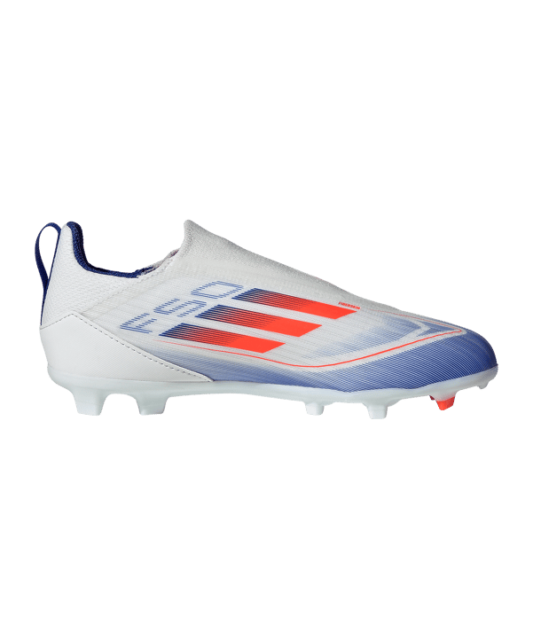 adidas F50 League LL FG/MG Advancement Kids Weiss Rot - weiss