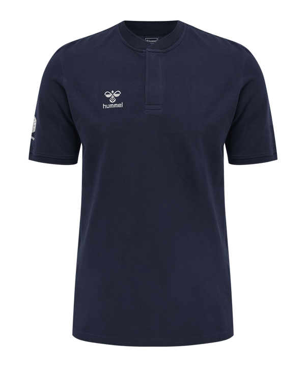 Hummel Move Grid Polo Blau F7026 - blau
