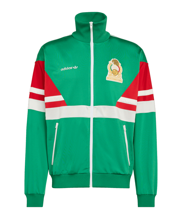 adidas FMF Mexiko Trainingsjacke 1986 Grün - gruen