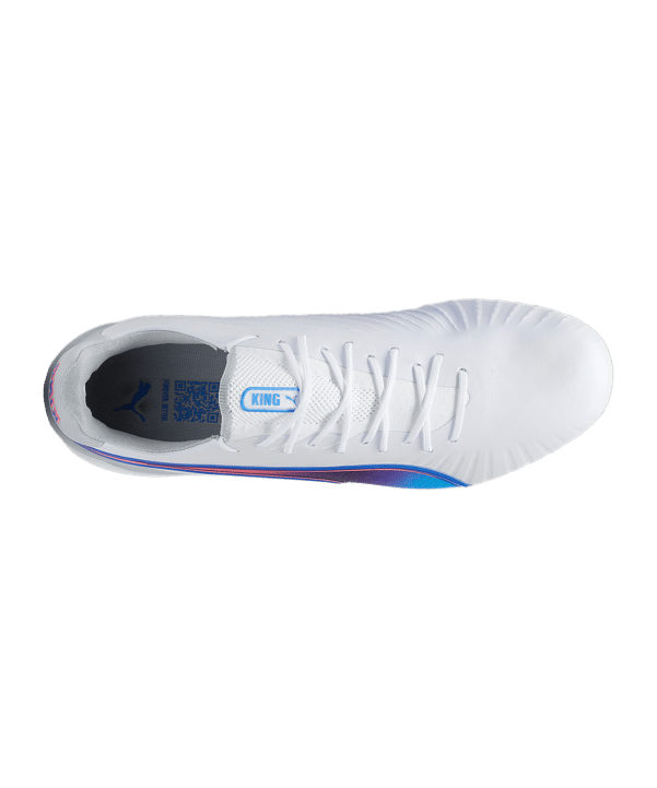 PUMA KING Ultimate FG/AG Formula Weiss Blau F02 - weiss