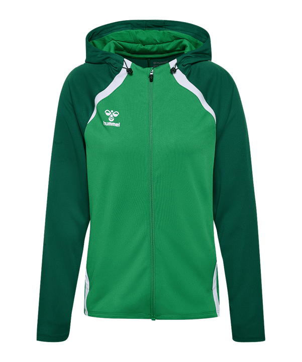 Hummel Lead 2.0 Kapuzenjacke Damen Grün F6327 - gruen