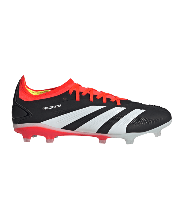 adidas Predator Pro FG Solar Energy Schwarz Weiss Rot - schwarz