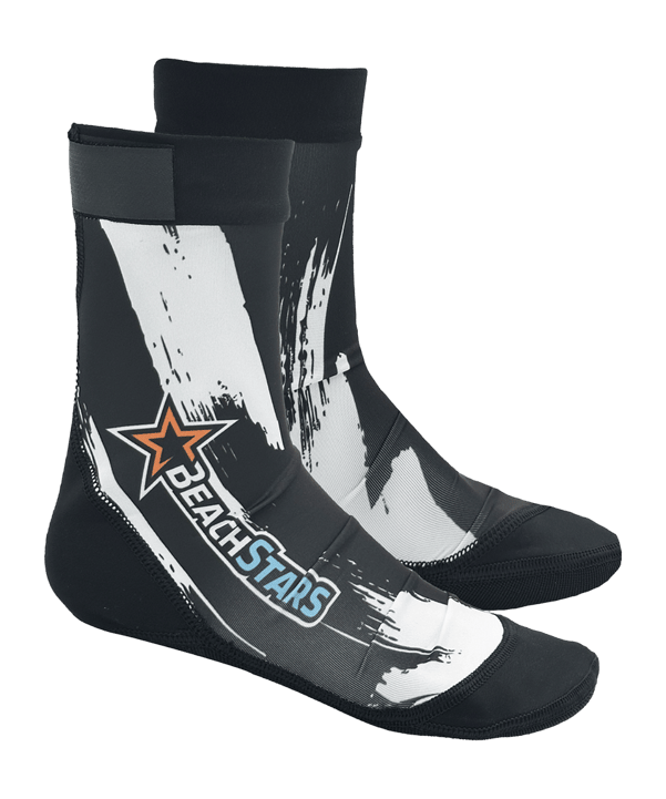 Ballsportdirekt Beachstar Sand Socken Schwarz - schwarz