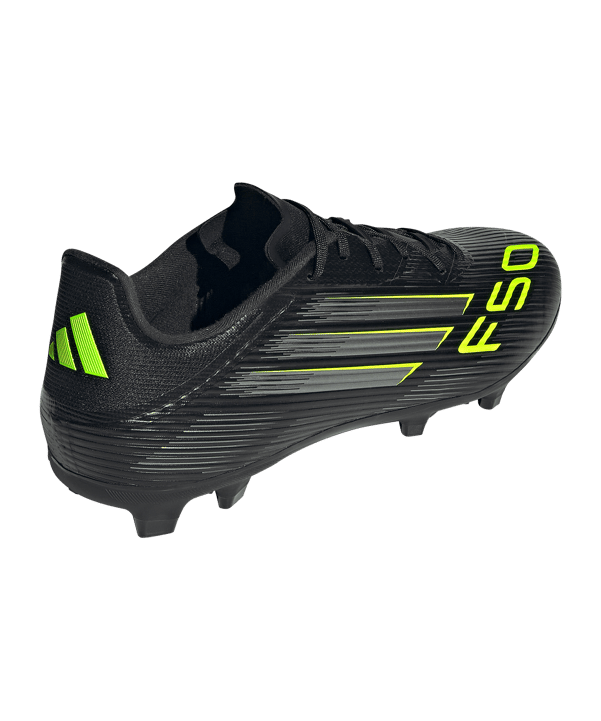 adidas F50 League FG/MG Electric Stealth Schwarz - schwarz