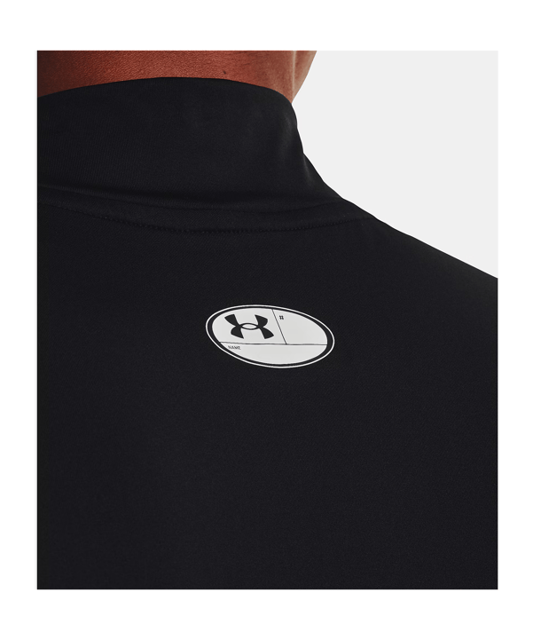 Under Armour Compression Mock Schwarz F001 - schwarz