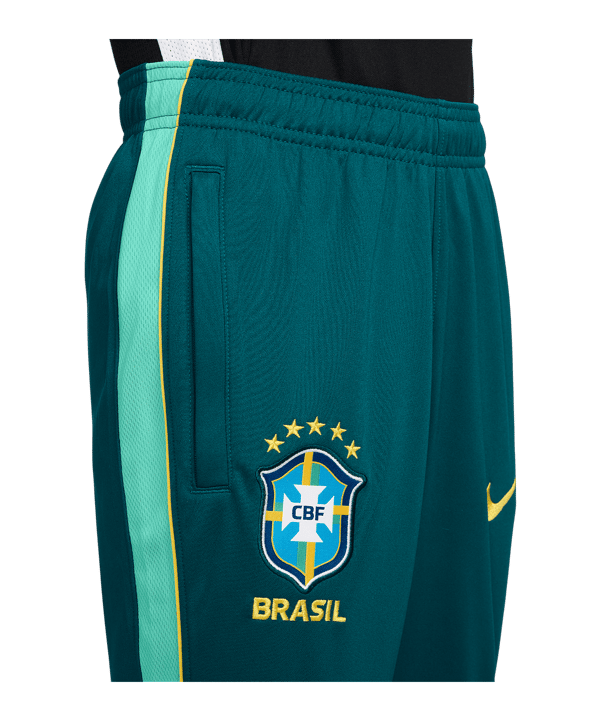 Nike CBF Brasilien Trainingshose Kids Grün F381 - gruen