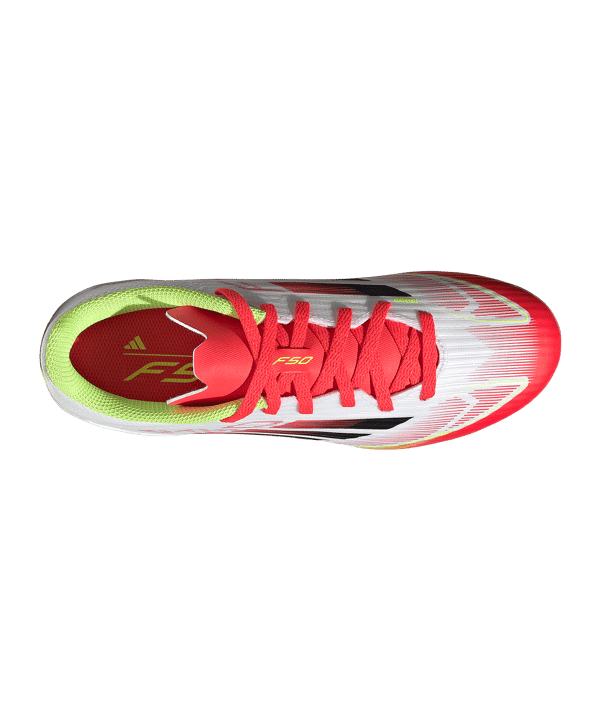 adidas F50 League FG Pure Victory Kids Weiss - weiss