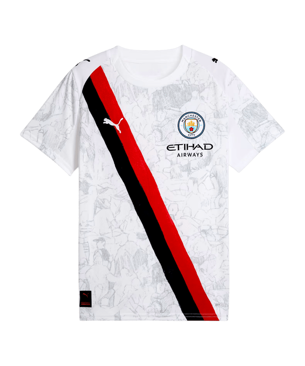 PUMA Manchester City Trikot Kids Weiß F07 - weiss