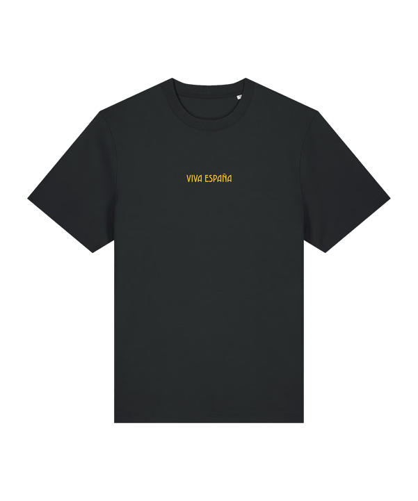 11teamsports Spanien "VIVA ESPANA" T-Shirt WM 2026 Schwarz - schwarz