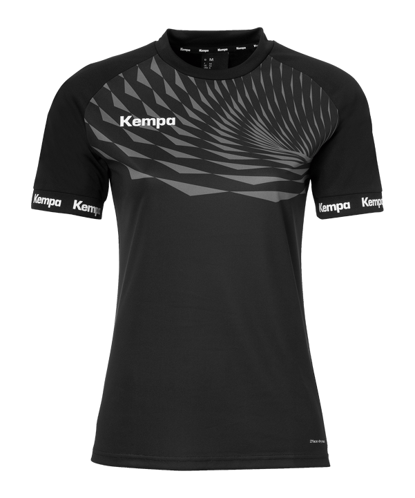 Kempa Wave 26 Trikot Damen Schwarz Grau F01 - schwarz