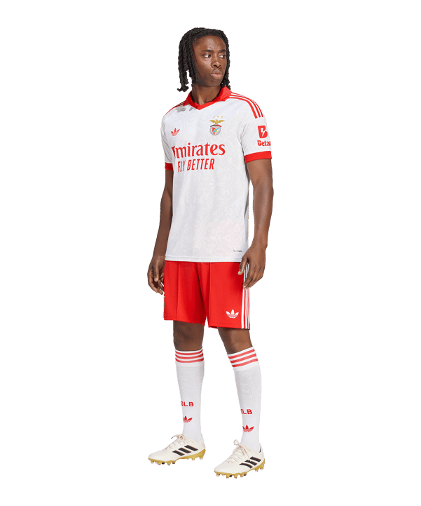 adidas Benfica Lissabon Trikot Away 2026/2027 Weiß - weiss