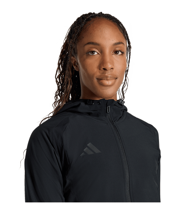 adidas Trivo Travel Windjacke Damen Schwarz - schwarz