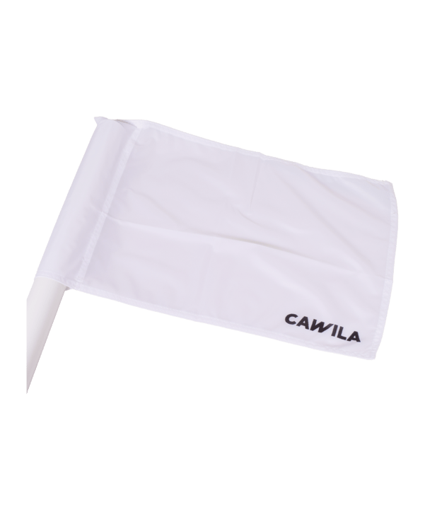 Cawila Eckfahne 45x45cm Weiss - weiss