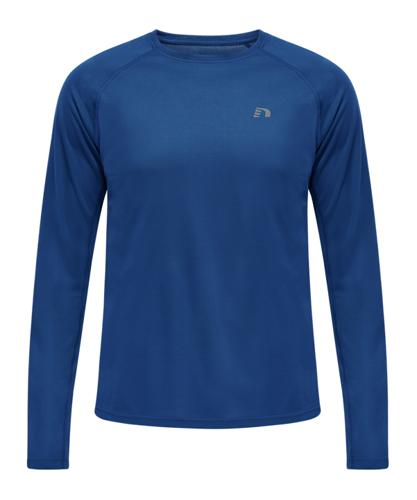 Newline Core Shirt langarm Running Blau F7045 - blau