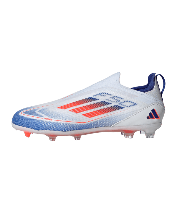 adidas F50 Pro LL FG Advancement Kids Weiss Rot - weiss