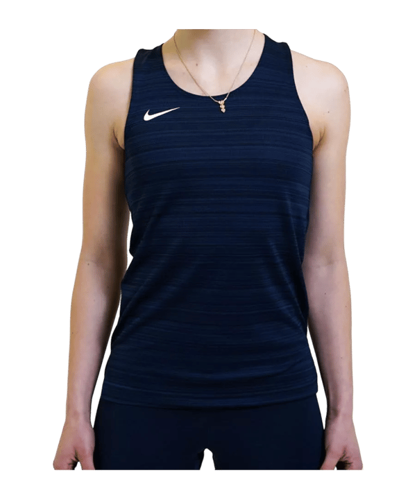 Nike Stock Dry Miler Tanktop Damen Blau F451 - blau