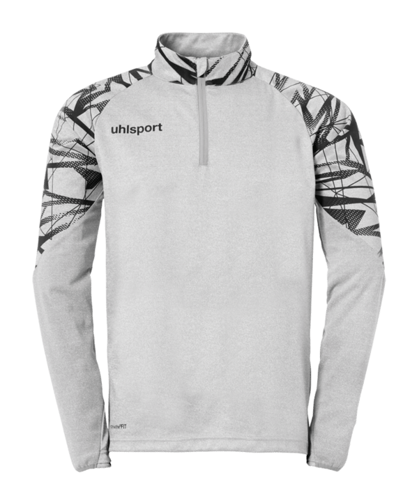 Uhlsport Goal 25 HalfZip Sweatshirt Grau F05 - grau