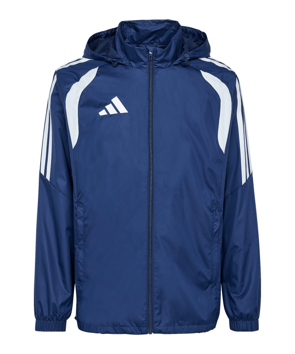 adidas Tiro 26 League Windjacke Dunkelblau - weiss