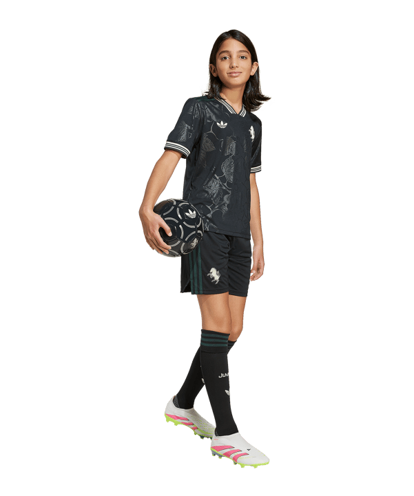 adidas Juventus Turin Short 3rd 2025/2026 Kids Schwarz - schwarz