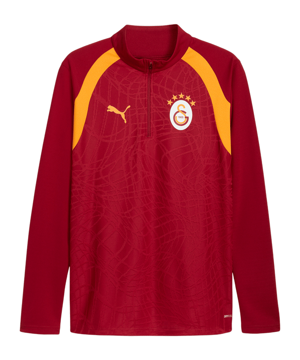 PUMA Galatasaray Istanbul Training 14 Zip Top Rot F01 - rot