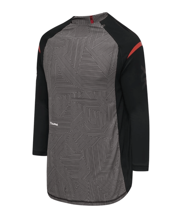 Hummel hmlPro XK 3/4 Trikot Grau Schwarz F2353 - grau