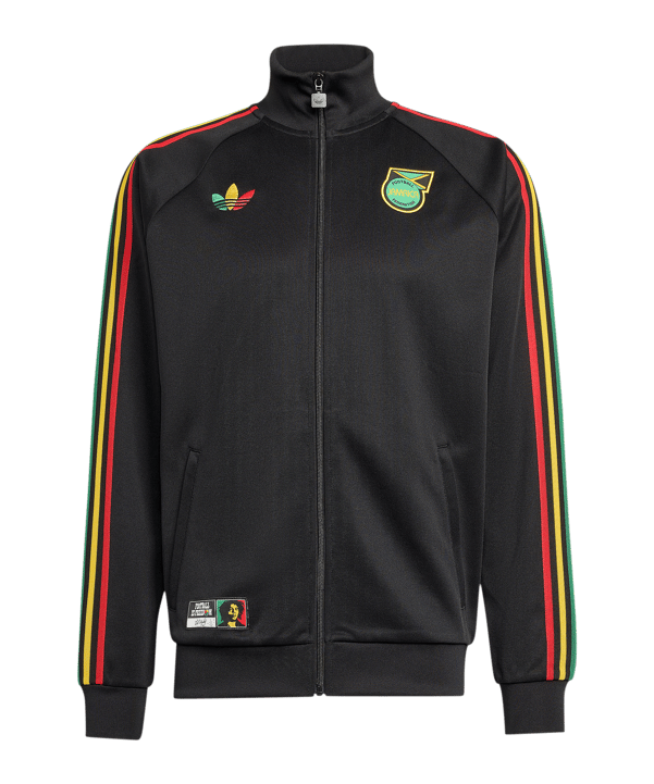 adidas JFF Jamaika Originals Sweatshirt Schwarz - schwarz