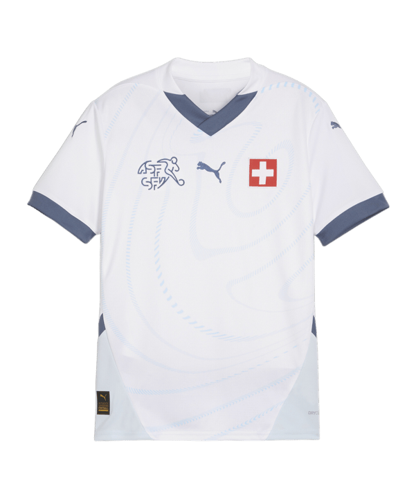 PUMA Schweiz Trikot Away EM 2024 Kids Weiss F02 - weiss