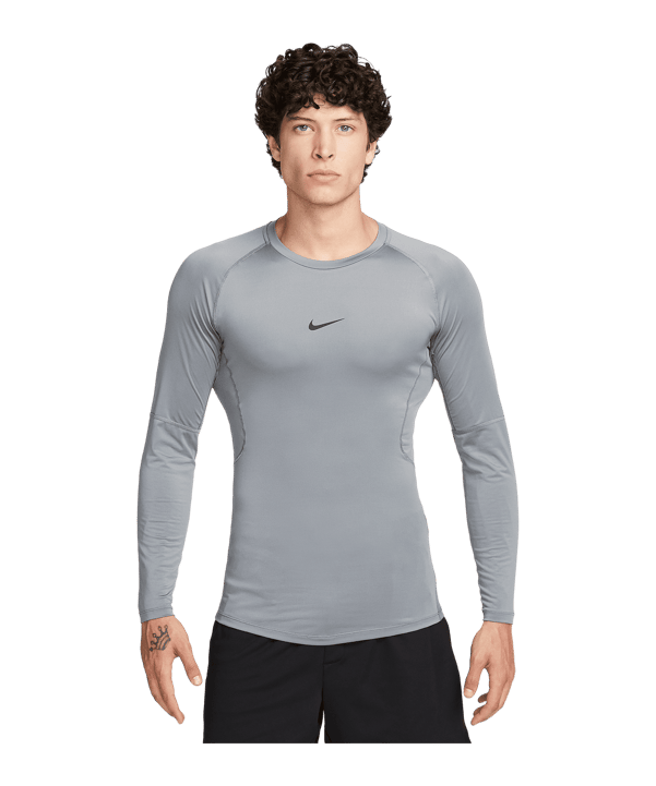 Nike Pro Dri-Fit Training T-Shirt Grau F084 - grau