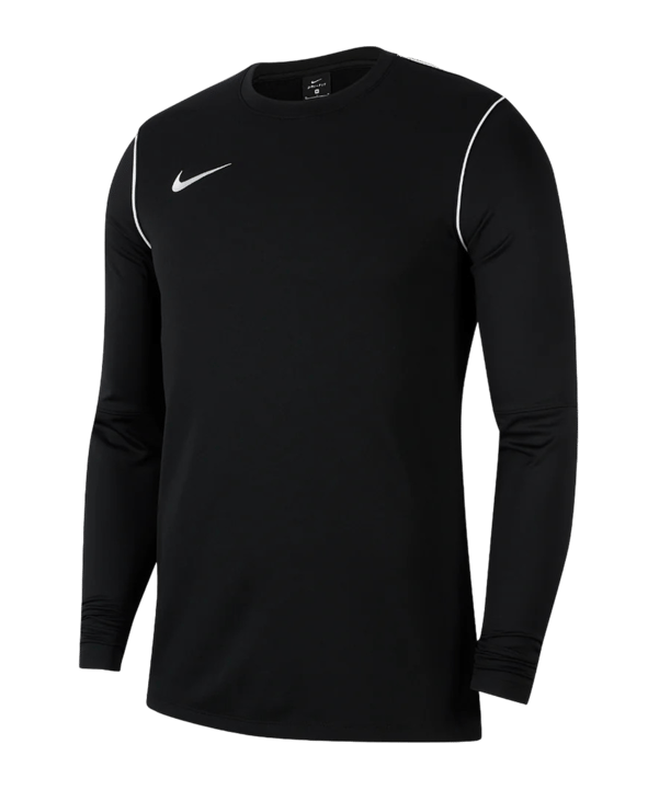 Nike Park 20 Sweatshirt Kids Schwarz Weiss F010 - schwarz