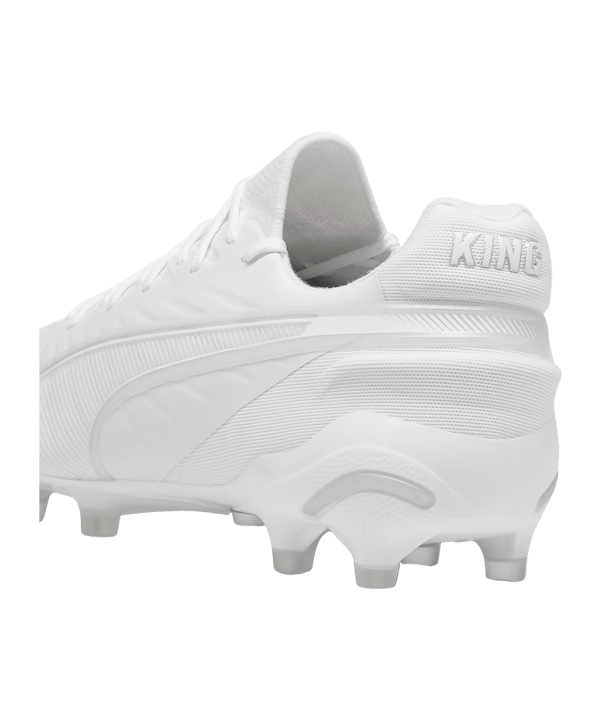 PUMA KING Ultimate FG/AG White Edition Weiss - weiss