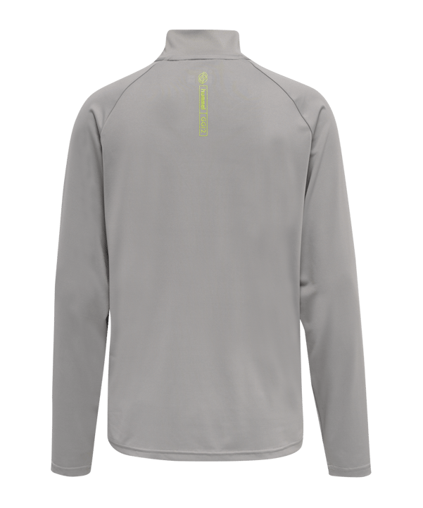 Hummel hmlGG12 HalfZip Sweatshirt Damen F1100 - grau