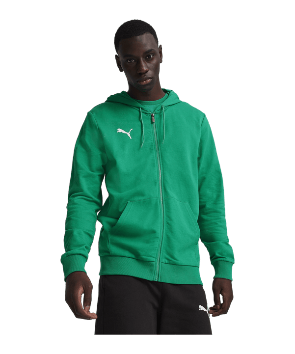 PUMA teamGOAL Casuals Kapuzenjacke Grün F05 - gruen